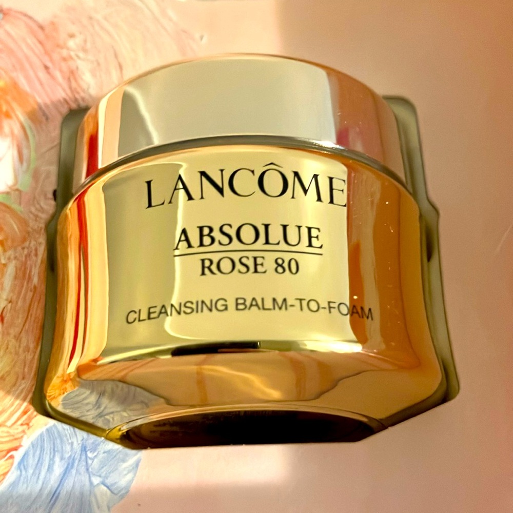 New Lancôme ABSOLUE ROSE 80 CLEANSING BALM-TO-FOAM 20ml
